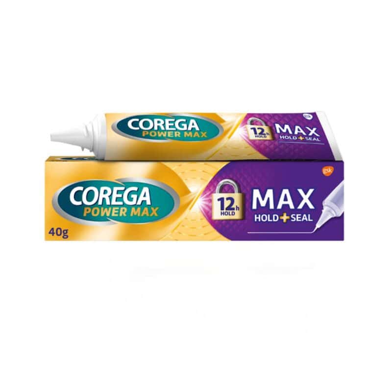 Corega Max Hold & Seal Στερεωτική Κρέμα Οδοντοστοιχιών 40 gr