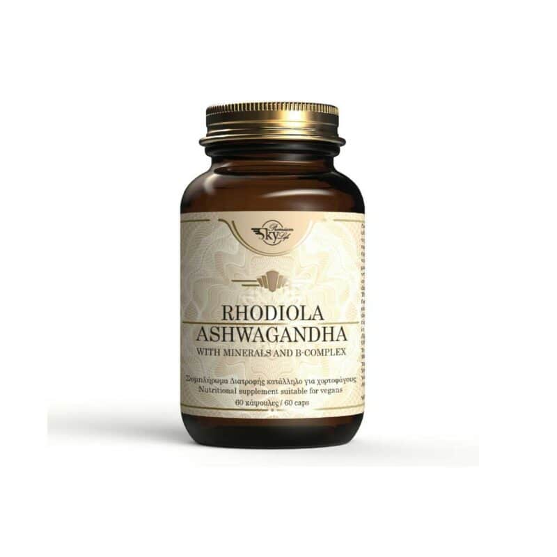 Sky Premium Life Rhodiola Ashwagandha 60 κάψουλες