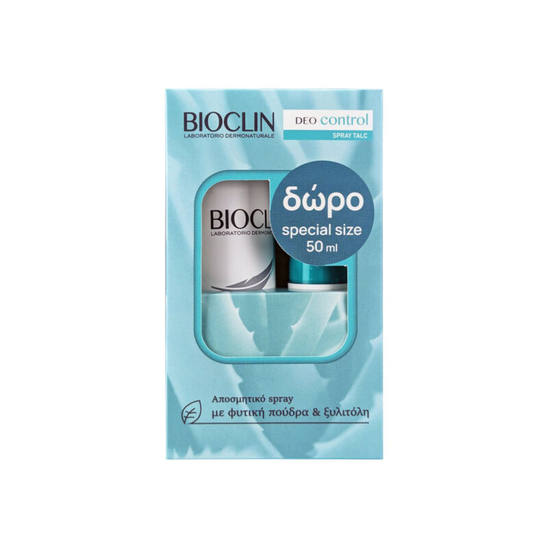 Bioclin Deo Control Spray Talc Αποσμητικό 150 ml & Δώρο 50 ml