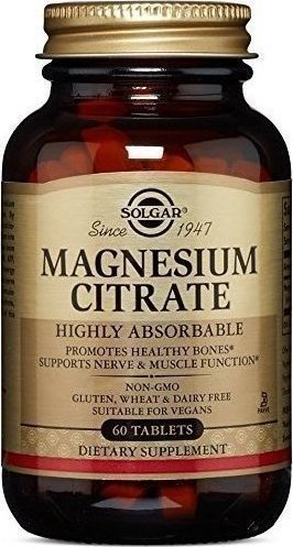 Solgar Magnesium Citrate 200 mg 60 ταμπλέτες