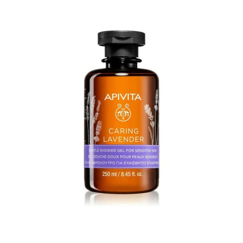 Apivita-Caring-Lavender-Apalo-Afroloutro-Gia-Euasthites-Epidermides-250-ml-5201279074555