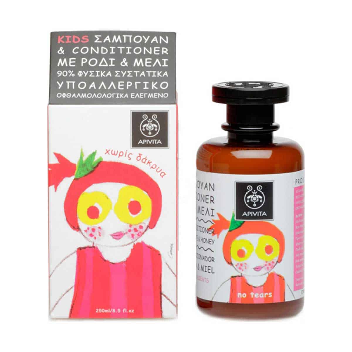 Apivita-Kids-Sampouan-&-Conditioner-me-Rodi-&-Meli-250-ml-5201279072971