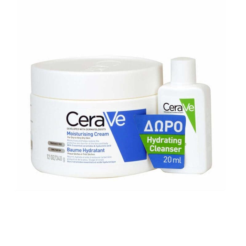 CeraVe-Moisturising-Cream-Dry-to-Very-Dry-Skin-340-g-&-DWRO-Hydrating-Cleanser-20-ml-5201100610495