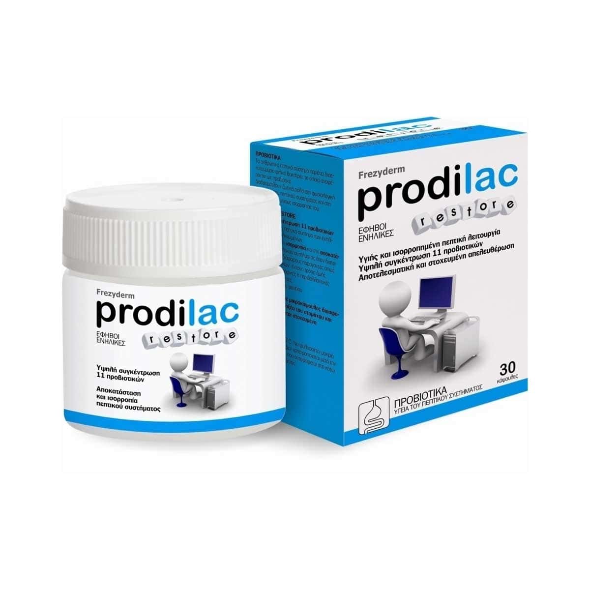 Frezyderm-Prodilac-Restore-Probiotika-30-Kapsoules-5202888105517