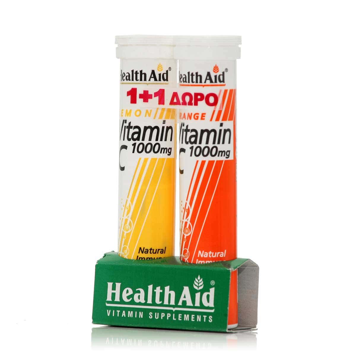 Health-Aid-Vitamin-C-1000-mg-20-anabrazonta-diskia-Lemoni-+Dwro-Vitamin-C-1000-mg-20-anabrazonta-diskia-Portokali-5019781055647