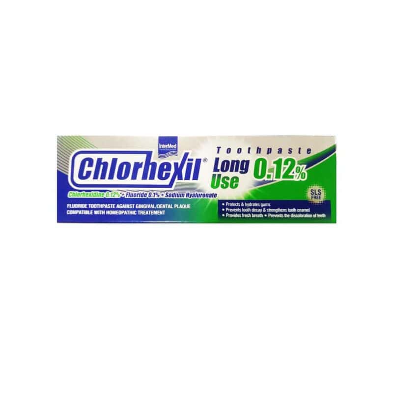 Intermed-Chlorhexil-0.12%-Long-Use-Toothpaste-Kata-ths-Ouloodontikhs-Plakas-100-ml-5205152015161