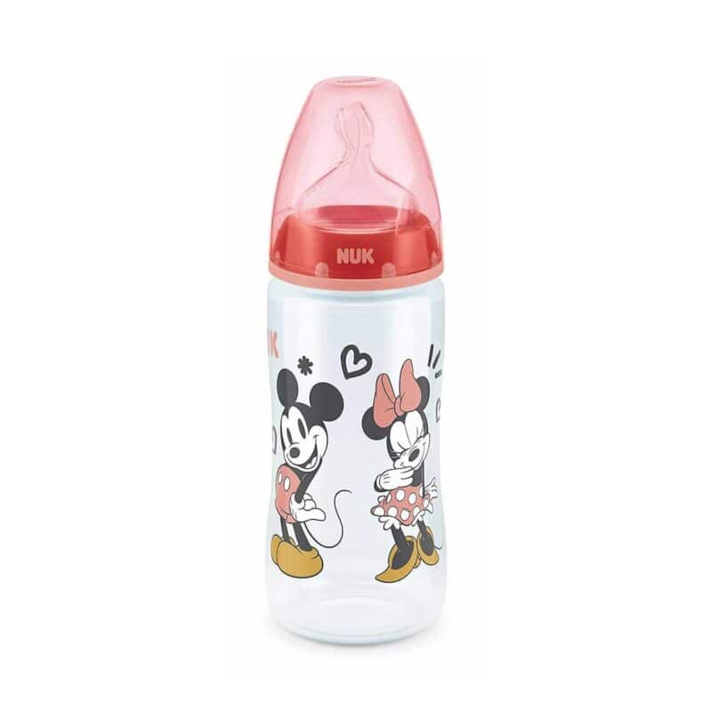 Nuk-Disney-First-Choice-Plus-Mickey-Mouse-Plastiko-Mpimpero-me-Thilh-Silikonhs-6---18-mhnwn-300-ml-4008600387503