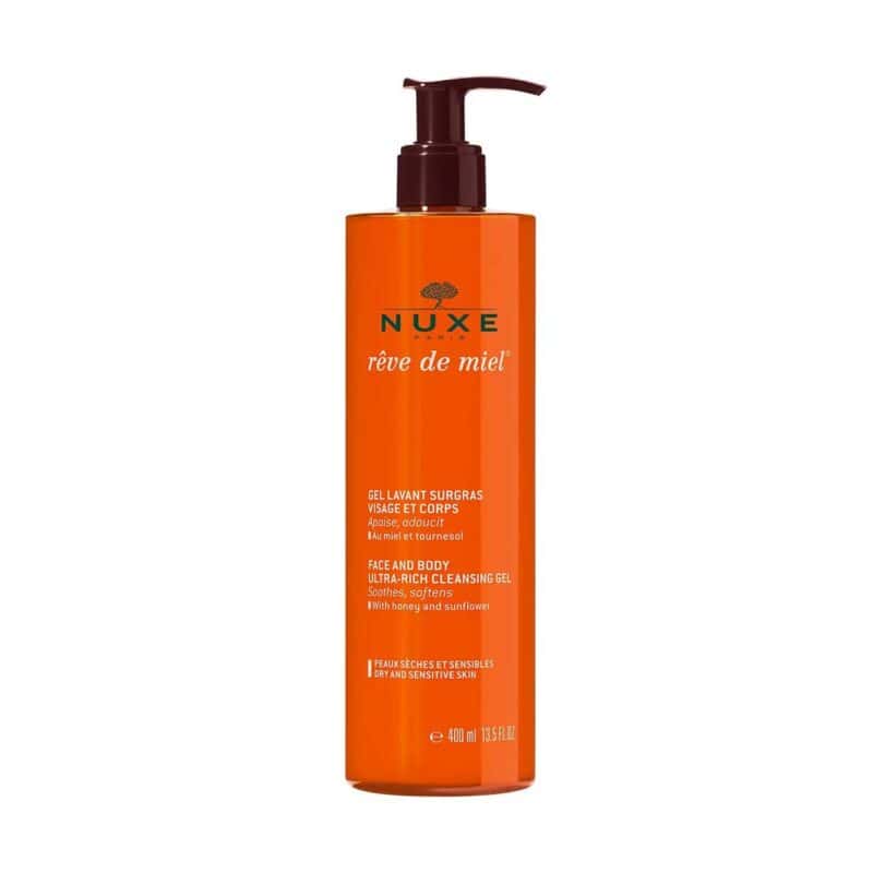 Nuxe-Reve-de-Miel-Face-&-Body-Ultra-Rich-Cleansing-Gel-with-Honey-&-Sunflower-400-ml-3264680004063