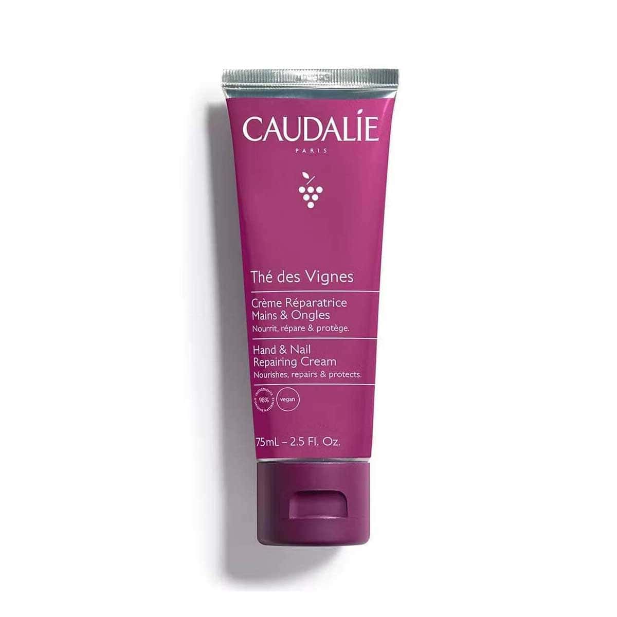 Caudalie Thé Des Vignes Hand & Nail Repairing Ενυδατική Κρέμα Χεριών και Νυχιών 75 ml