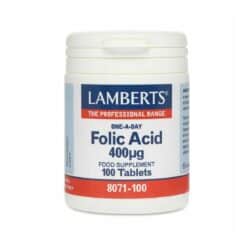 Lamberts-Folic-Acid-Bitaminh-400mcg-100-tampletes-5055148400231