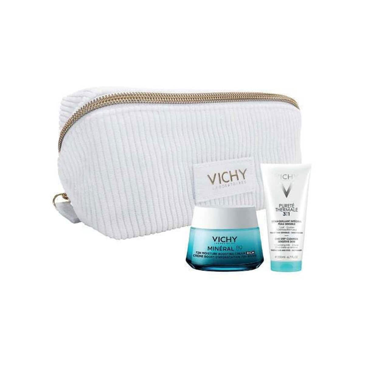Vichy-Mineral-89-72h-Moisture-Boosting-Cream-Rich-50-ml-&-Dwro-Purete-Thermale-Katharistiko-100-ml-5201100644025