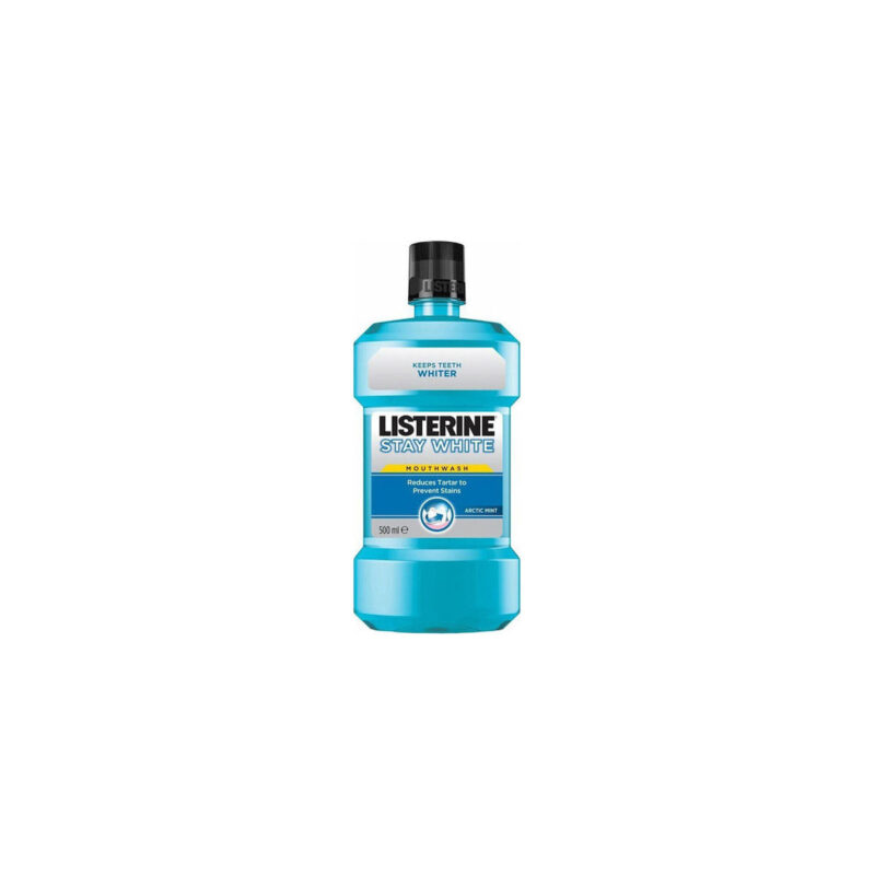 Listerine Stay White Στοματικό Διάλυμα για Λεύκανση 500 ml