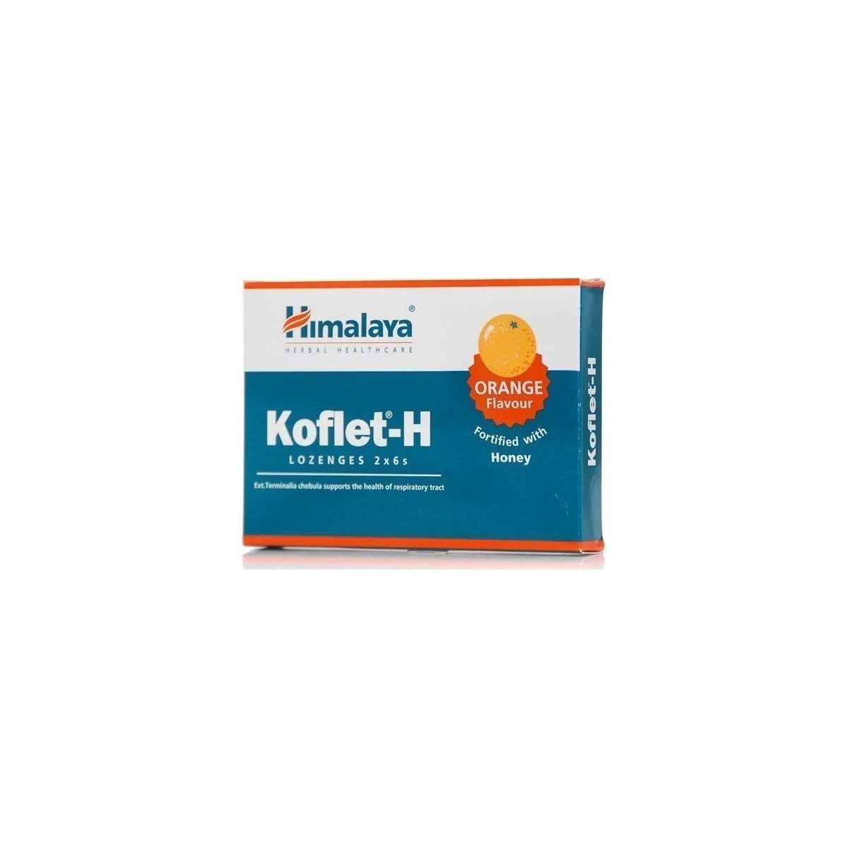 Himalaya Wellness Koflet-H Παστίλιες για Ξηρό και Παραγωγικό Βήχα Πορτοκάλι 12 τμχ