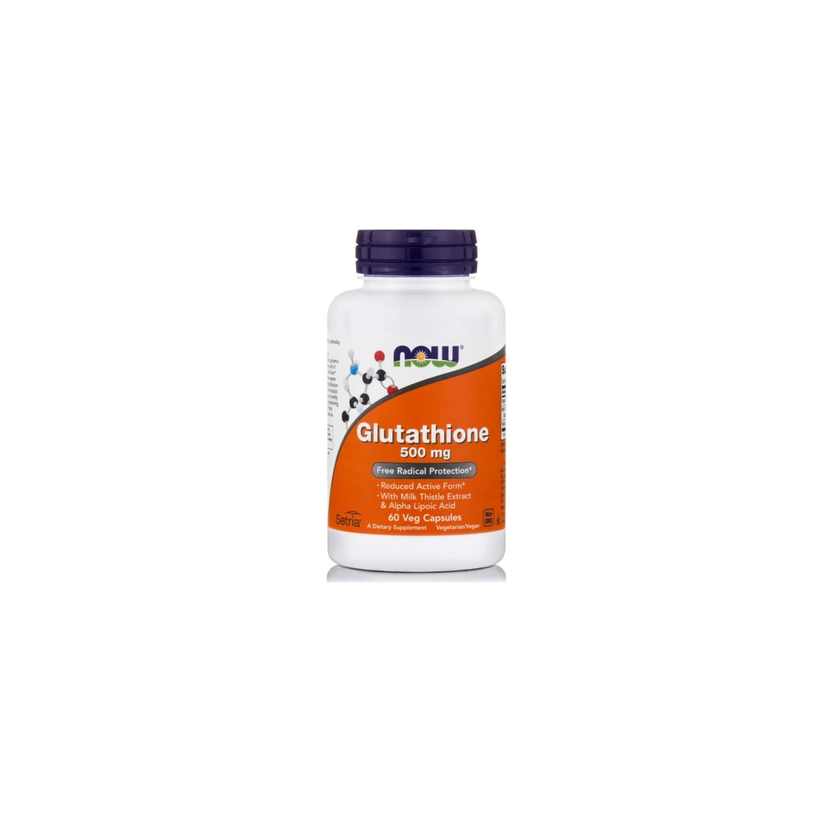 Now Foods Glutathione 500 mg 60 κάψουλες